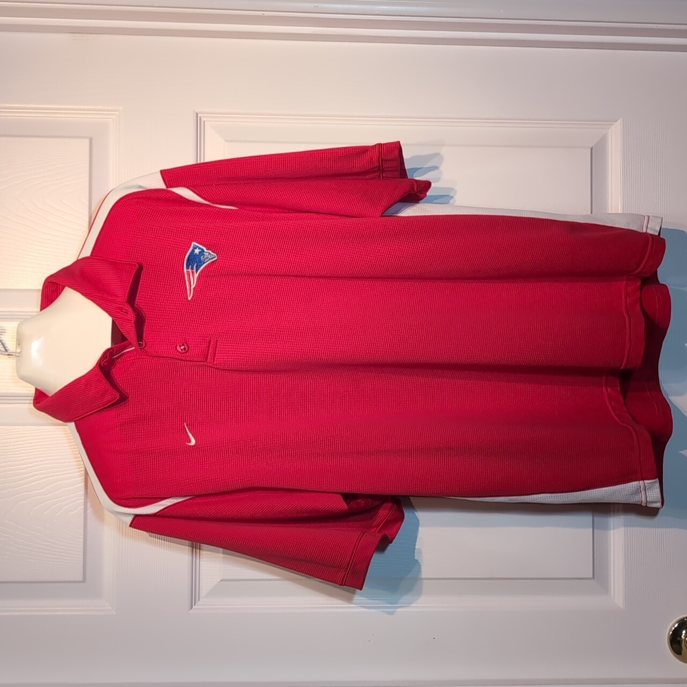 New England Patriots Polo Style Shirt, XL
